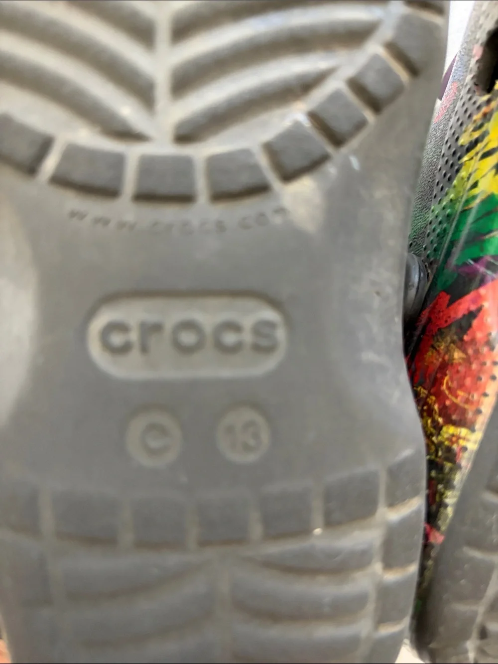 CROCS C 13 Avenger Multi-Color Marvel Clog Sandals. 8 Jibbitts and Logo Brand.